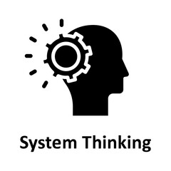 Cog, head Vector Icon

