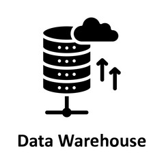 Client server, cloud computing Vector Icon
