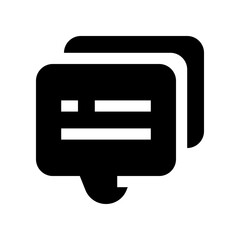 chat icon for your website, mobile, presentation, and logo design.