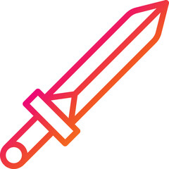 Sword Vector Icon Design Illustration