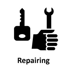 Key, key issues and concerns Vector Icon

