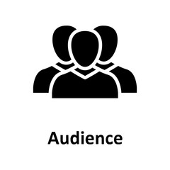 Audience, consumer Vector Icon

