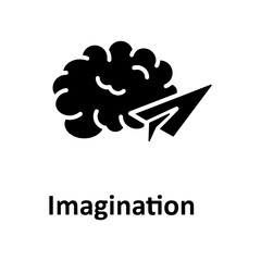 Brain, brainstorming Vector Icon

