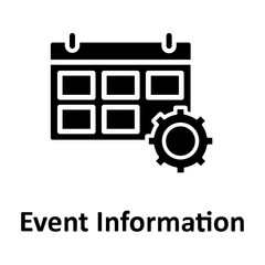 Calendar, cog Vector Icon
