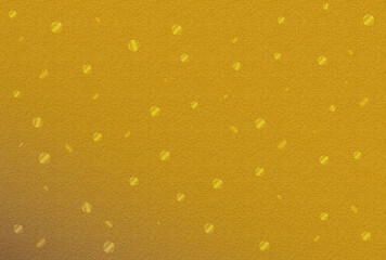 カード素材　円の柄が入った金色の背景