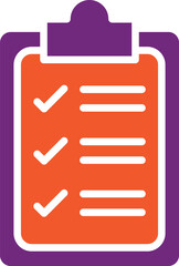 Checklist Vector Icon Design Illustration