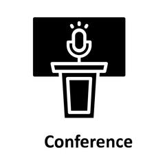 Conference, elections Vector Icon

