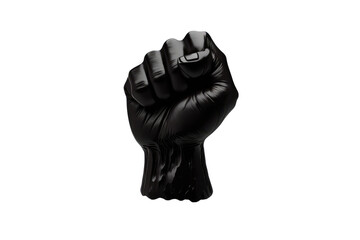 Black lives matter. Fist symbol of the fight for the African race people rights. Generative AI