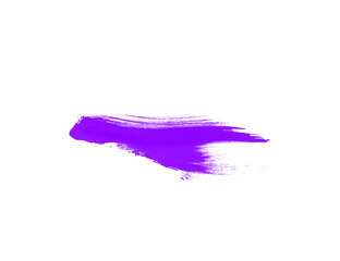 Purple paint stain brush for art painting. Paint brushes for draw
