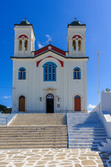 Obraz premium Kimisis Theotokou Church, in Naousa