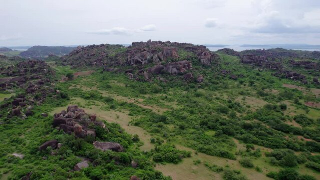 Rocky landscape in Mwanza, Tanzania, Africa