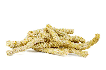 Rabbit feed isolated on a white background