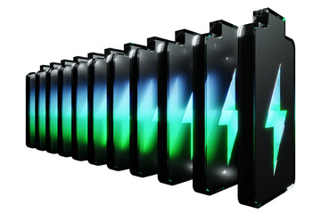 バッテリーのアイコンのイラスト