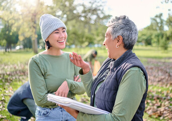 Communication, community volunteer and people cleaning garbage pollution, waste product or team environment support. Project leader, NGO charity and eco friendly women help with nature park clean up