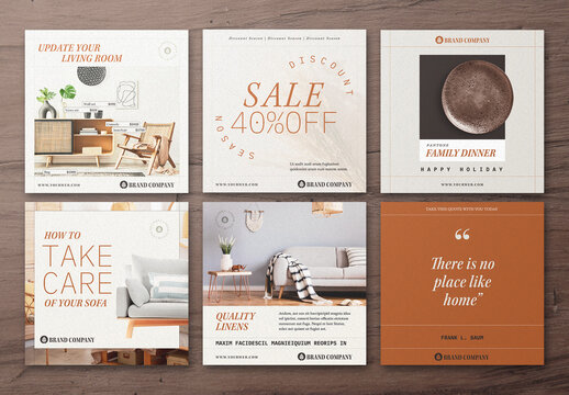 Social Media Marketing Layouts