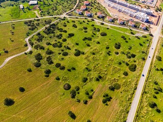 Sea view lands in green field in Esentepe, North Cyprus