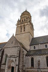 Fototapeta na wymiar Sainte-Marie-du-Mont. Eglise Notre-Dame. Manche. Normandie
