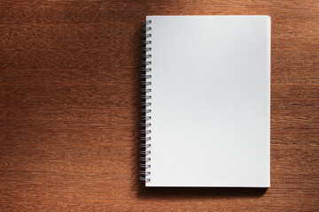 白紙のノート（合成素材）
