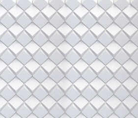 Fondo abstracto blanco.Ilustración 3d.Diseño abstracto Estructura en blanco poligonal.