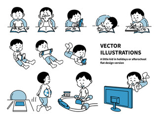 勉強　遊び　男の子　小学生　放課後