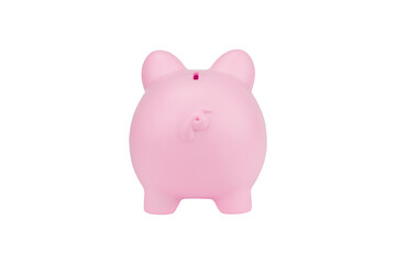 Pink piggy bank