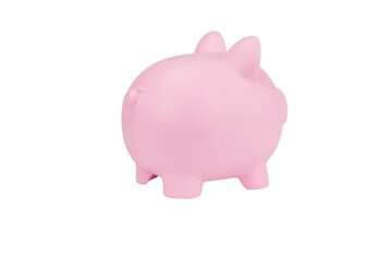 Pink piggy bank