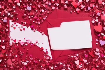Red Heart Designs for Beautiful Valentine's Day Backgrounds.