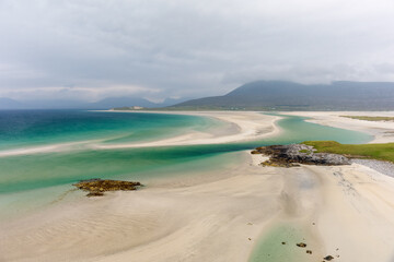 View of Luskentyre beach, Isle of Harris, Scotland