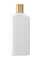 skincare lotion bottle mockup packaging in white gold