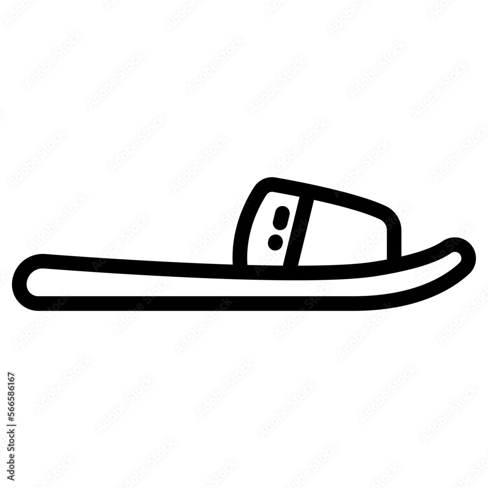 Poster sandal icon