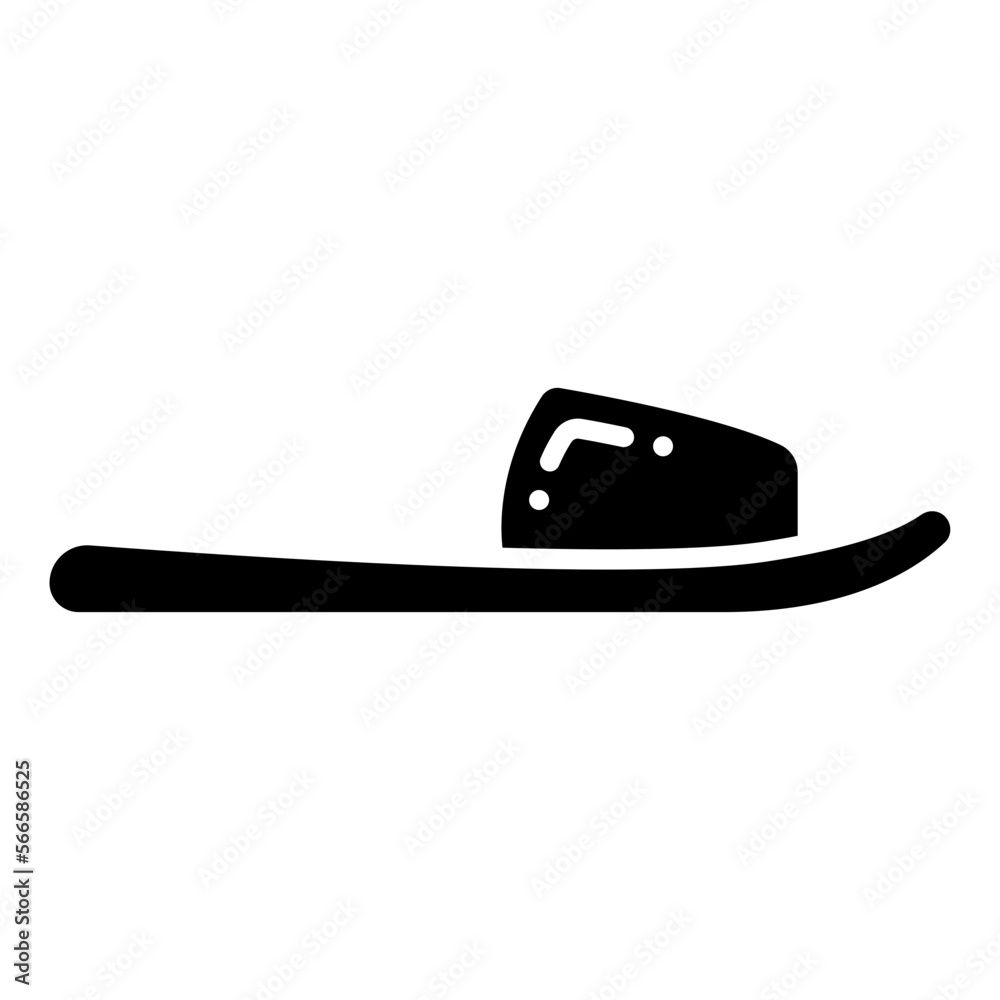 Poster sandal icon