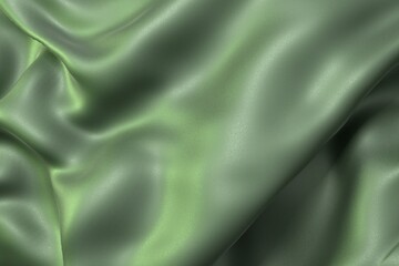 green cloth fabric wrinkle silk background