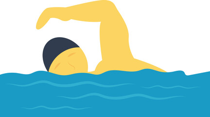 Obraz na płótnie Canvas activity swim and sport