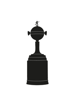 Ta&ccedil;a Silhueta Vetor &Iacute;cone Copa de Futebol do Brasil