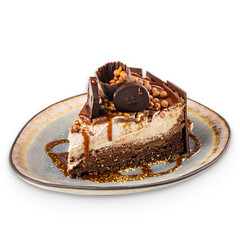 Chocolate cake with mascarpone cream