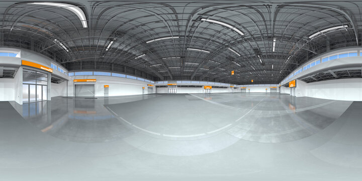 Exhibition Hall HDRI provided as JPG