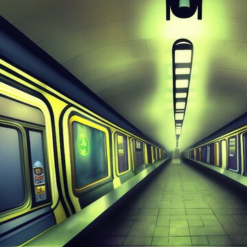 Subway Illustration Background