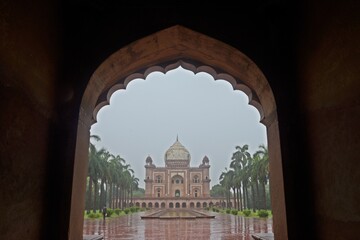 exterior part of Safdarjung Tomb, Delhi, India