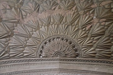 carving at Safdarjung Tomb, Delhi, India