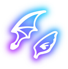 Obraz premium Collection of Game neon