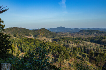 Naklejka premium landscape with mountains