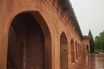 exterior part of Safdarjung Tomb, Delhi, India