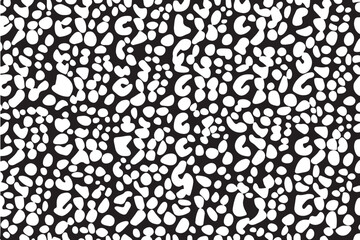 Abstract Black and White Seamless Pattern