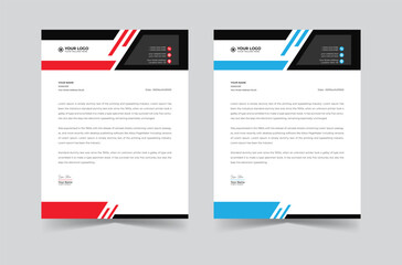 Modern company letterhead