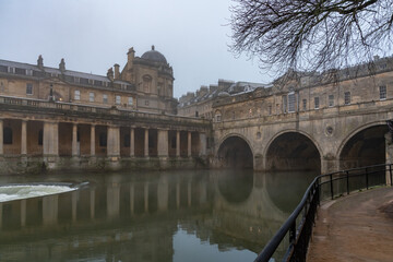 Obraz premium Walking around the historic city of Bath, Uk