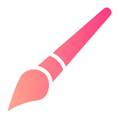 paint brush gradient icon