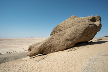 Fototapeta na wymiar weathered desert rock