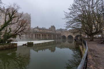 Obraz premium Walking around the historic city of Bath, Uk