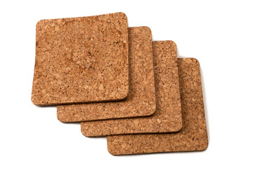 Coaster for a cup isolated on a white background.