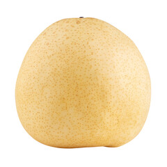 Fresh group oriental pear isolated on alpha background.